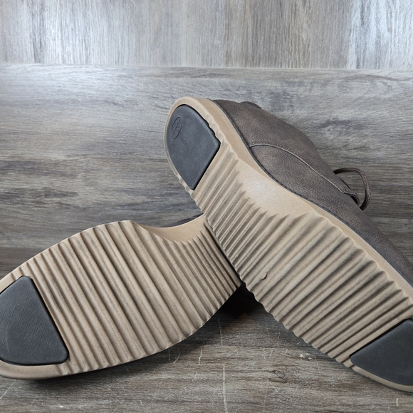 Dr. Scholls Mens Sync Grayish Brown Oxford Lace-Up Comfort Shoes Mens Sz 12 M - Picture 8 of 11